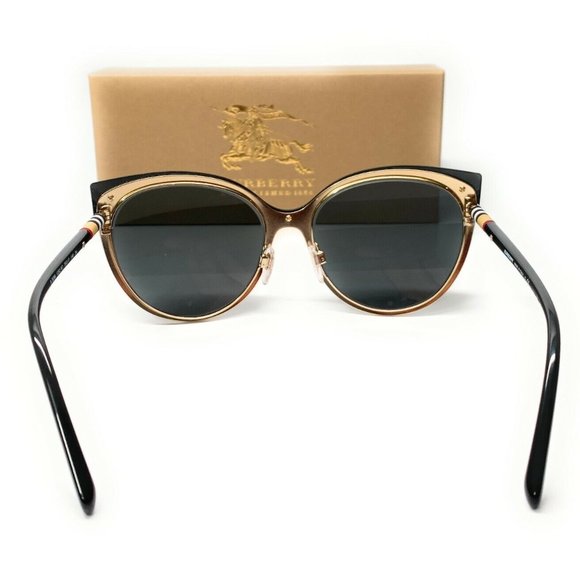 Burberry Cat Eye Light Gold Sunglasses! New! main image 4